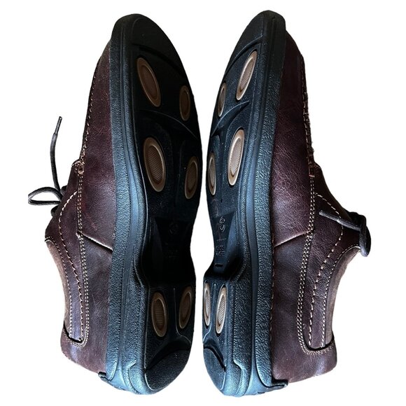 Johnson & Murphy Men’s Size 8 Brown Leather Oxfords Comfort Shoes - Picture 9 of 11